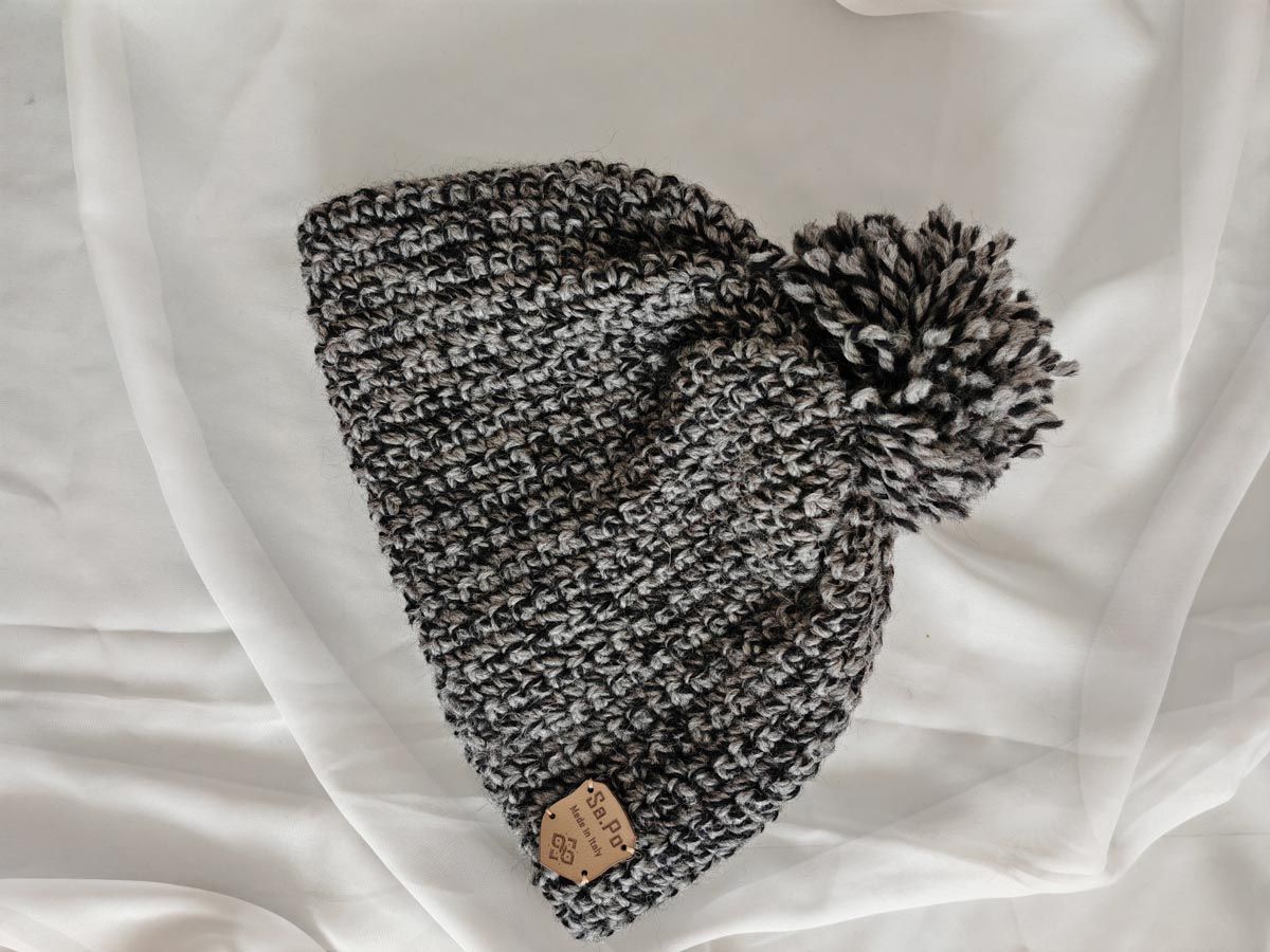 Crochet Beanie – Grey