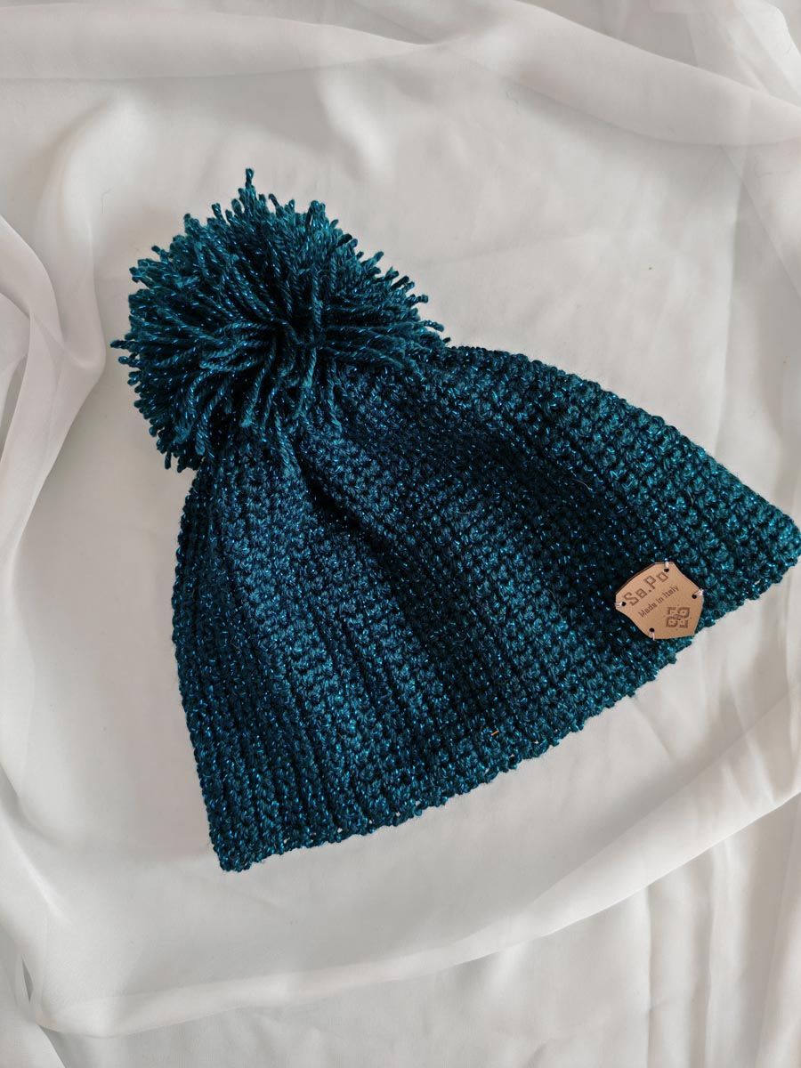 Crochet Beanie – Blue